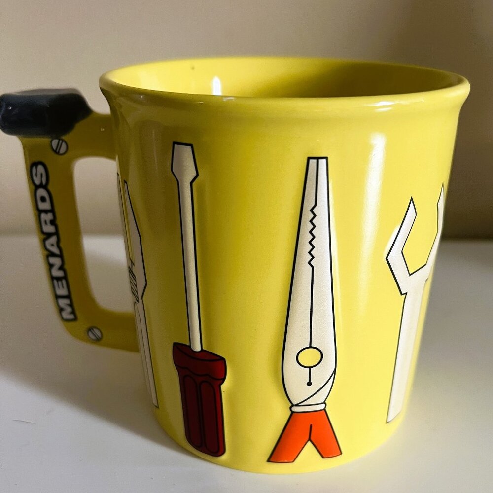 Menard's Yellow Tools Coffee Mug